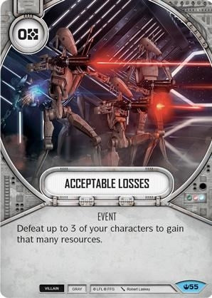 Image for Acceptable Losses (Spark of Hope) (55) - Star Wars: Destiny