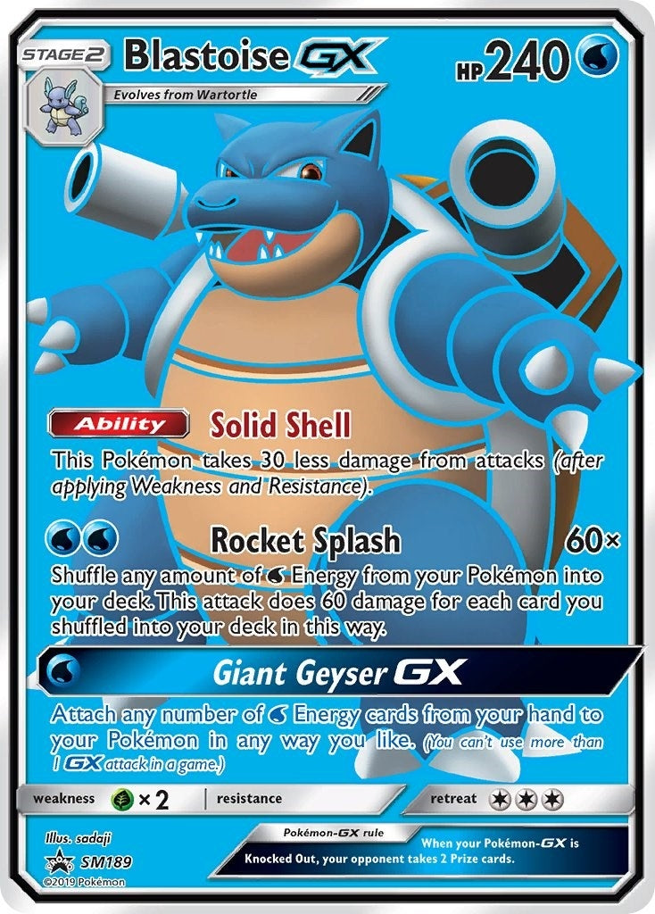 Image for Blastoise GX - SM189 (SM Promos) (SM189) - Pokemon