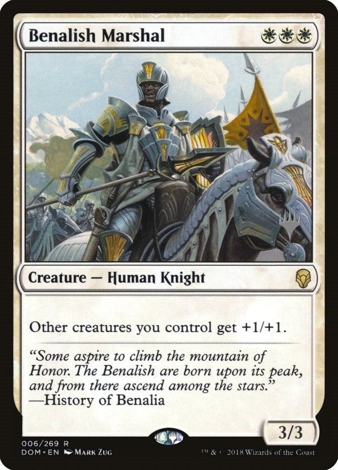 Image for Benalish Marshal (Promo Pack: Core Set 2020) (6) - Magic: The Gathering