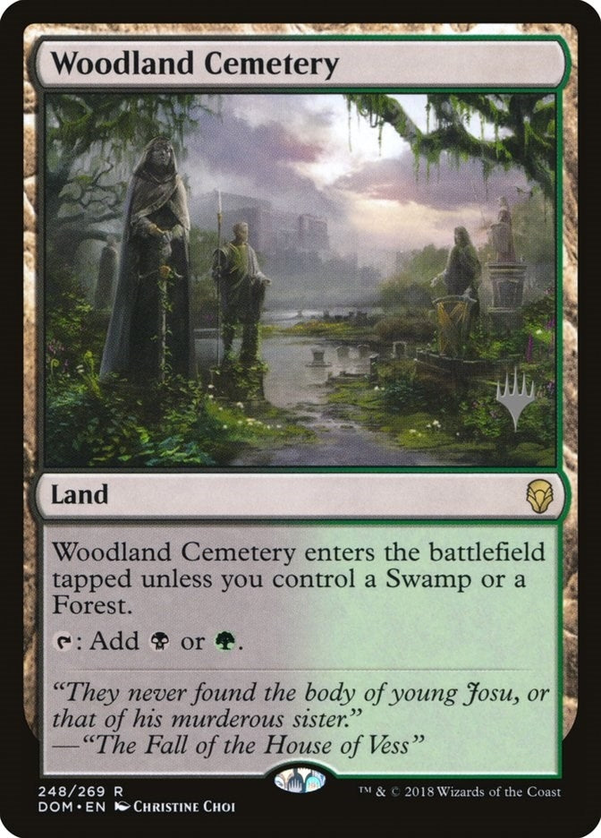 Image for Woodland Cemetery (Promo Pack: Core Set 2020) (248) - Magic: The Gathering