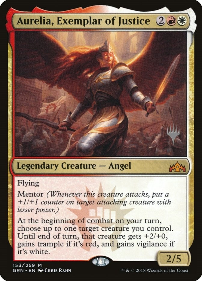 Image for Aurelia, Exemplar of Justice (Promo Pack: Core Set 2020) (153) - Magic: The Gathering
