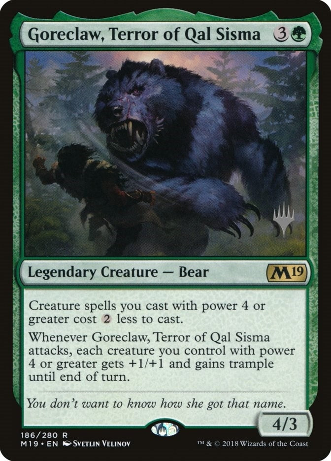 Image for Goreclaw, Terror of Qal Sisma (Promo Pack: Core Set 2020) (186) - Magic: The Gathering