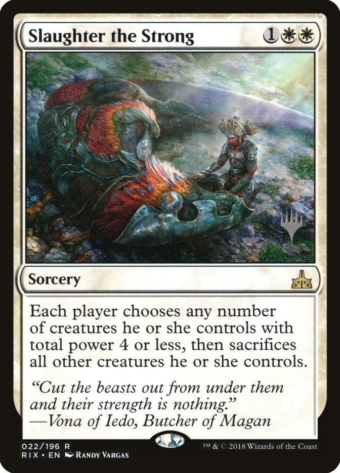 Image for Slaughter the Strong (Promo Pack: Core Set 2020) (22) - Magic: The Gathering
