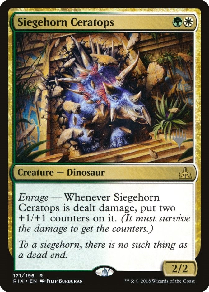 Image for Siegehorn Ceratops (Promo Pack: Core Set 2020) (171) - Magic: The Gathering