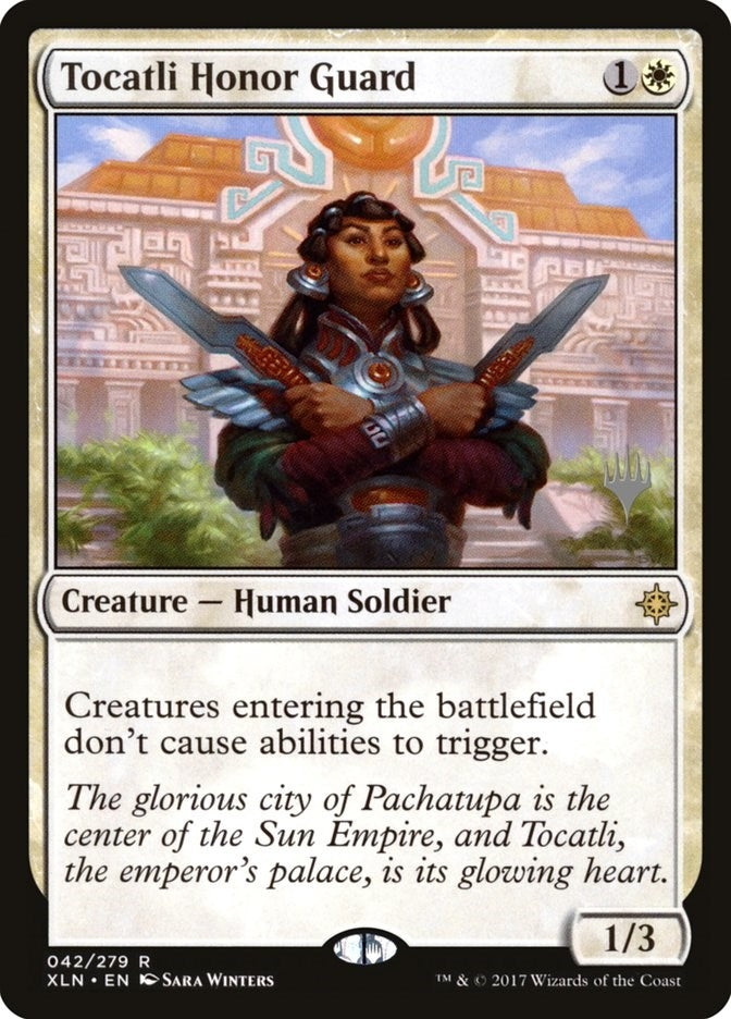 Image for Tocatli Honor Guard (Promo Pack: Core Set 2020) (42) - Magic: The Gathering