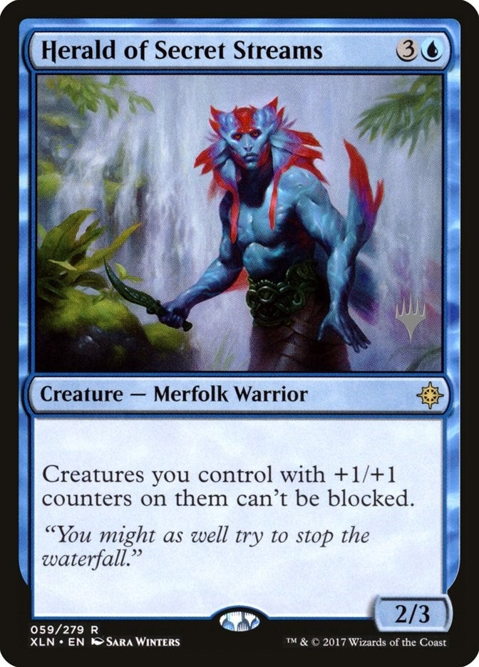 Image for Herald of Secret Streams (Promo Pack: Core Set 2020) (59) - Magic: The Gathering