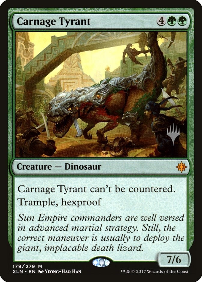 Image for Carnage Tyrant (Promo Pack: Core Set 2020) (179) - Magic: The Gathering