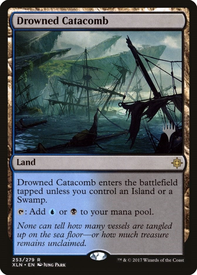 Image for Drowned Catacomb (Promo Pack: Core Set 2020) (253) - Magic: The Gathering