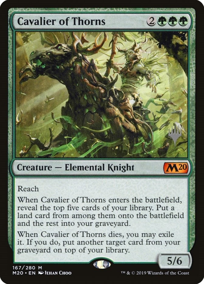 Image for Cavalier of Thorns (Promo Pack: Core Set 2020) (167) - Magic: The Gathering