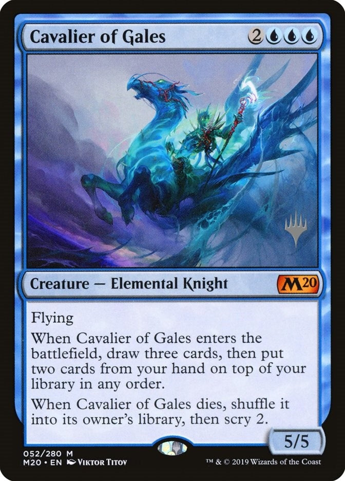 Image for Cavalier of Gales (Promo Pack: Core Set 2020) (52) - Magic: The Gathering