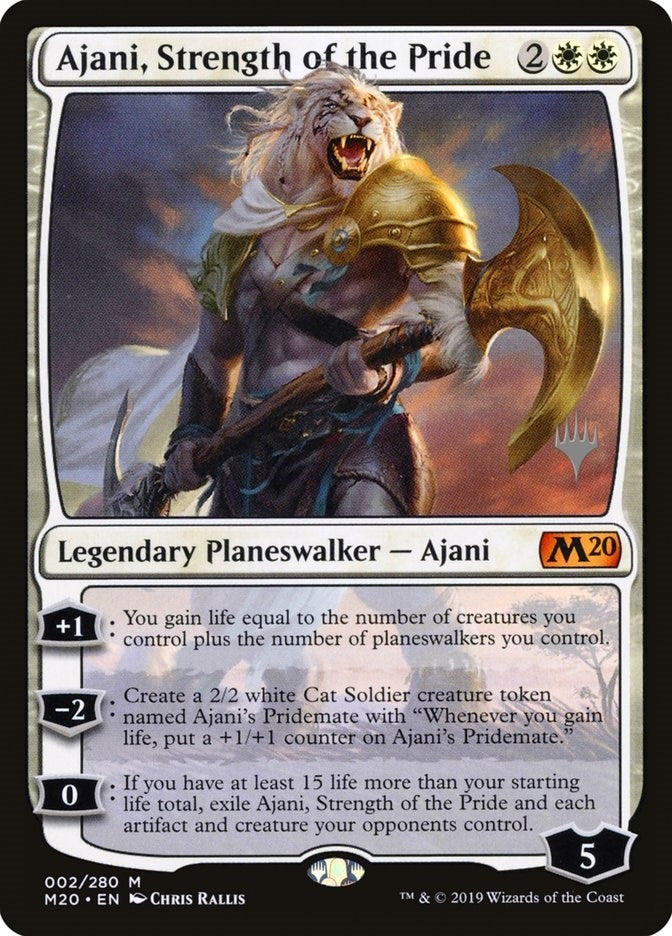 Image for Ajani, Strength of the Pride (Promo Pack: Core Set 2020) (2) - Magic: The Gathering