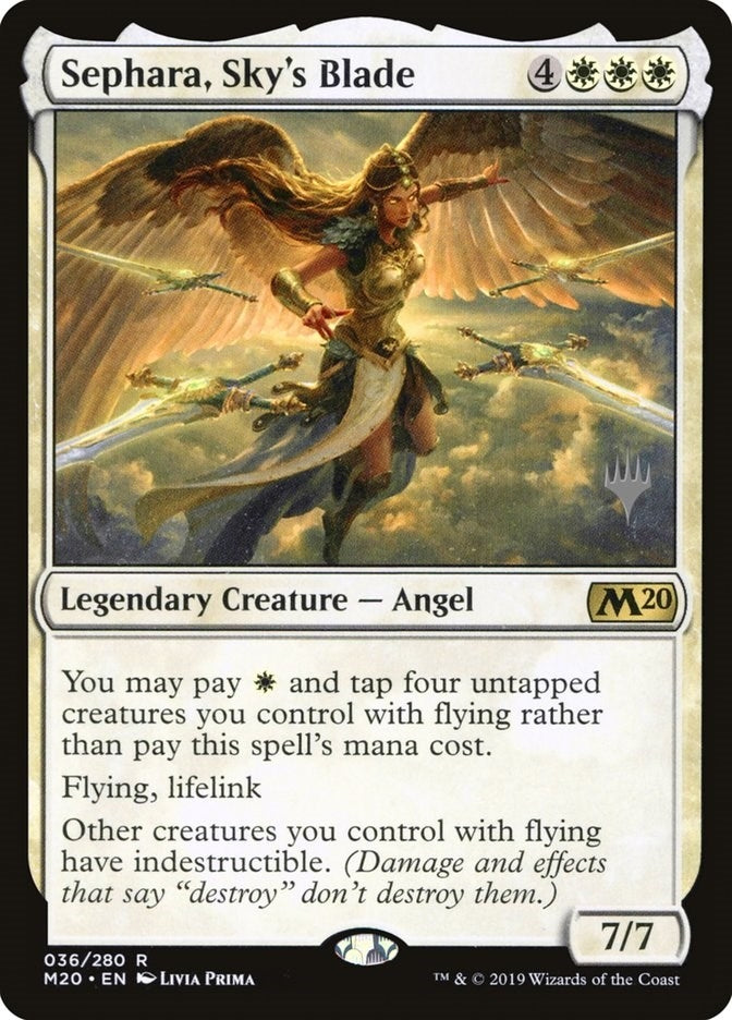 Image for Sephara, Sky's Blade (Promo Pack: Core Set 2020) (36) - Magic: The Gathering