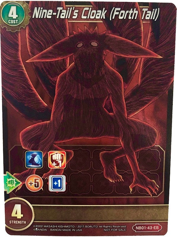 Image for Nine-Tail's Cloak (Forth Tail) (NB Tournament Pack Cards) (NB01-43-EB) - Chrono Clash System