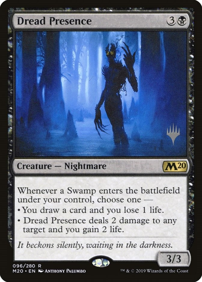 Image for Dread Presence (Promo Pack: Core Set 2020) (96) - Magic: The Gathering