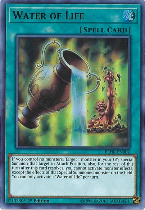 Image for Water of Life (Battles of Legend: Hero's Revenge) (BLHR-EN002) - YuGiOh