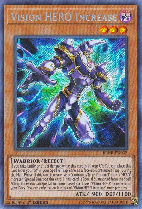 Image for Vision HERO Increase (Battles of Legend: Hero's Revenge) (BLHR-EN007) - YuGiOh