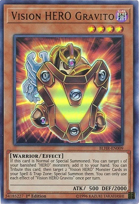 Image for Vision HERO Gravito (Battles of Legend: Hero's Revenge) (BLHR-EN009) - YuGiOh