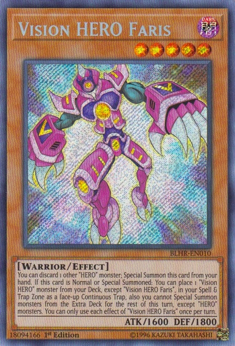 Image for Vision HERO Faris (Battles of Legend: Hero's Revenge) (BLHR-EN010) - YuGiOh