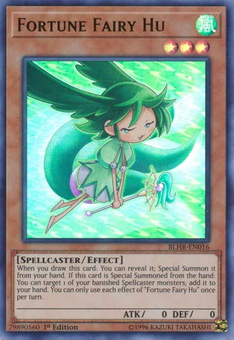 Image for Fortune Fairy Hu (Battles of Legend: Hero's Revenge) (BLHR-EN016) - YuGiOh