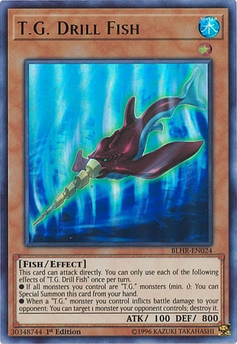 Image for T.G. Drill Fish (Battles of Legend: Hero's Revenge) (BLHR-EN024) - YuGiOh