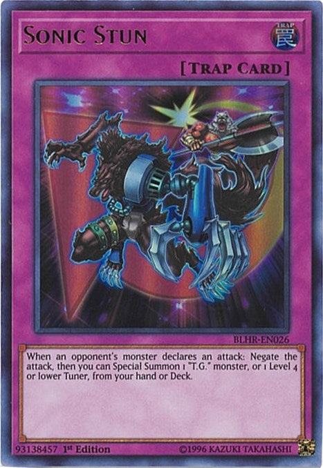 Image for Sonic Stun (Battles of Legend: Hero's Revenge) (BLHR-EN026) - YuGiOh