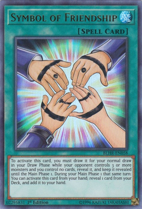 Image for Symbol of Friendship (Battles of Legend: Hero's Revenge) (BLHR-EN058) - YuGiOh