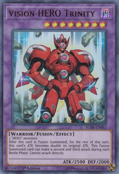 Image for Vision HERO Trinity (Battles of Legend: Hero's Revenge) (BLHR-EN062) - YuGiOh