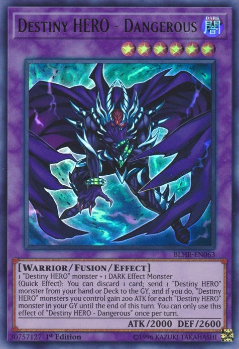 Image for Destiny HERO - Dangerous (Battles of Legend: Hero's Revenge) (BLHR-EN063) - YuGiOh