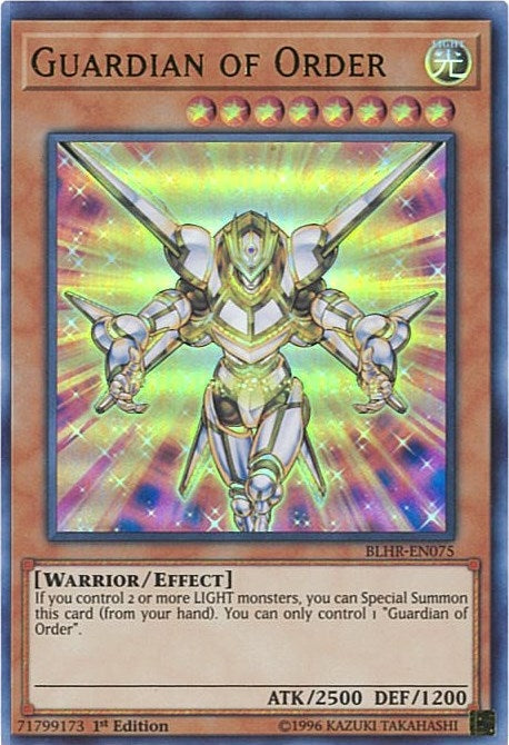 Image for Guardian of Order (Battles of Legend: Hero's Revenge) (BLHR-EN075) - YuGiOh