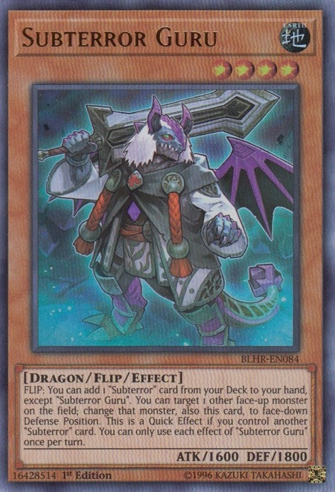 Image for Subterror Guru (Battles of Legend: Hero's Revenge) (BLHR-EN084) - YuGiOh