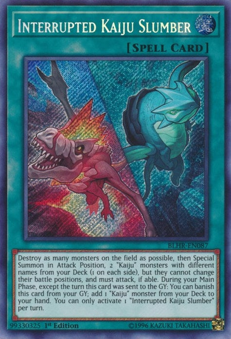 Image for Interrupted Kaiju Slumber (Battles of Legend: Hero's Revenge) (BLHR-EN087) - YuGiOh