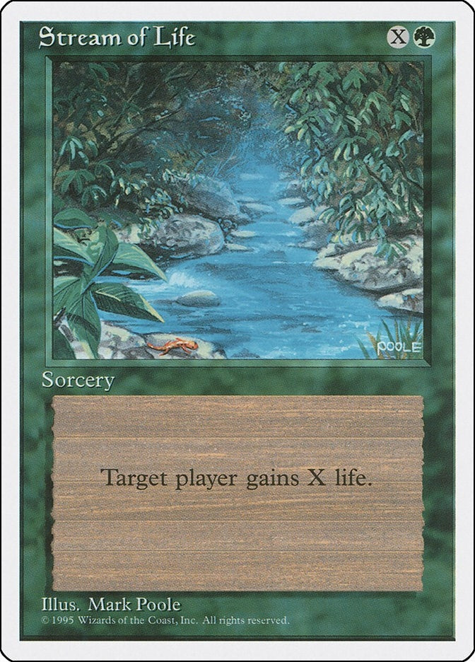 Image for Stream of Life (Fourth Edition) (156) - Magic: The Gathering