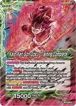 Image for Son Goku // Kaio-Ken Son Goku, Training Complete (Assault of the Saiyans) (BT7-050) - Dragon Ball Super: Masters