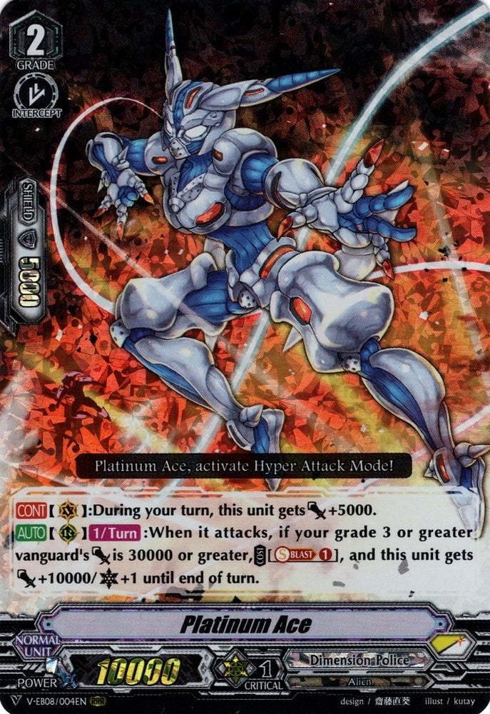 Image for Platinum Ace (V-EB08: My Glorious Justice) (V-EB08/004EN) - Cardfight Vanguard
