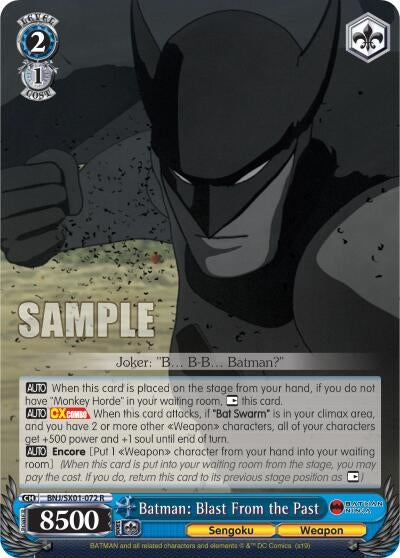 Image for Batman: Blast From the Past (Batman Ninja) (BNJ/SX01-072 R) - Weiss Schwarz