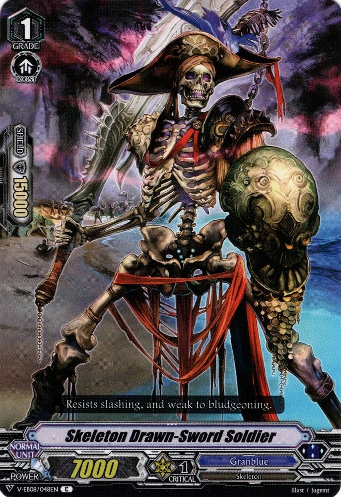 Image for Skeleton Drawn-Sword Soldier (V-EB08: My Glorious Justice) (V-EB08/048EN) - Cardfight Vanguard