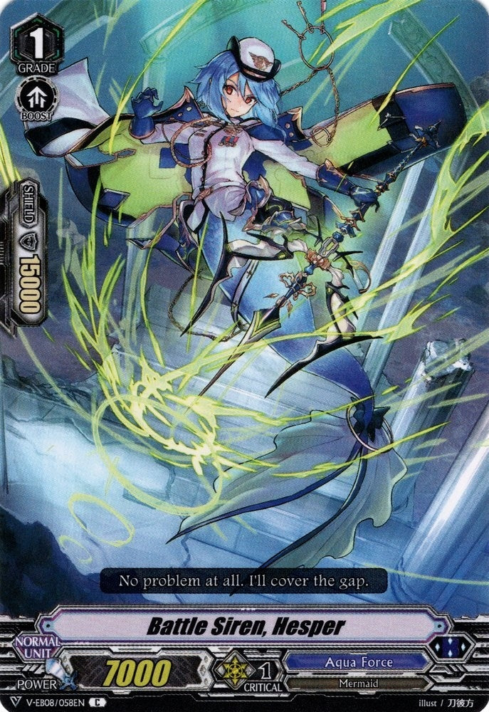 Image for Battle Siren, Hesper (V-EB08: My Glorious Justice) (V-EB08/058EN) - Cardfight Vanguard