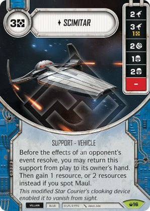 Image for Scimitar (Spark of Hope) (16) - Star Wars: Destiny