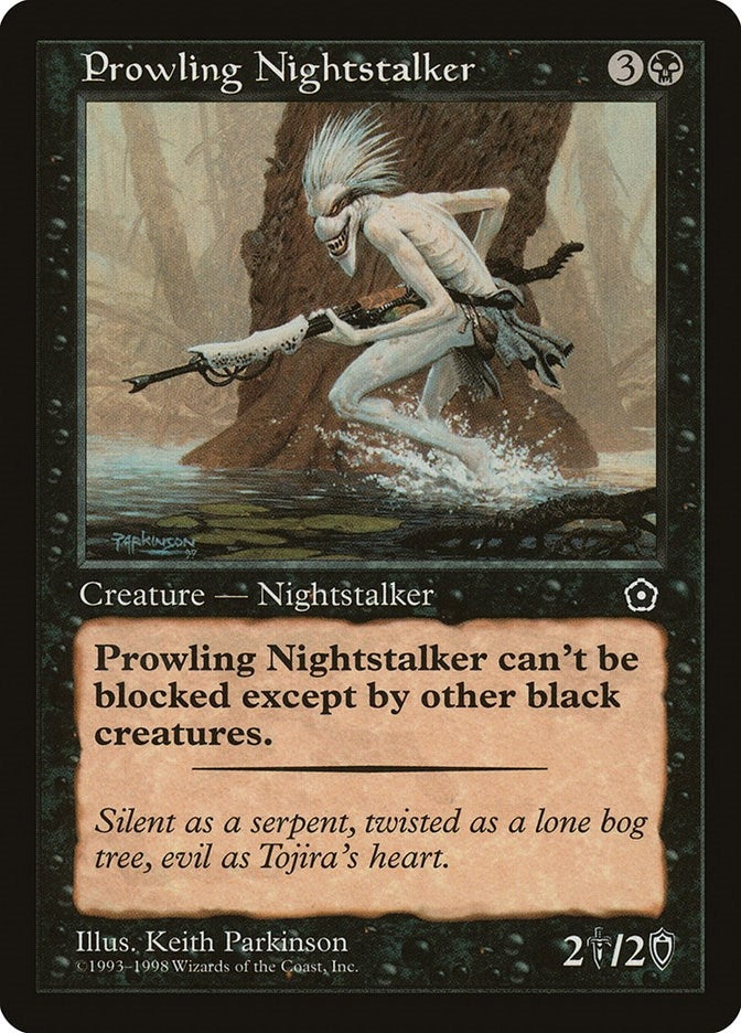 Image for Prowling Nightstalker (Portal Second Age) - Magic: The Gathering