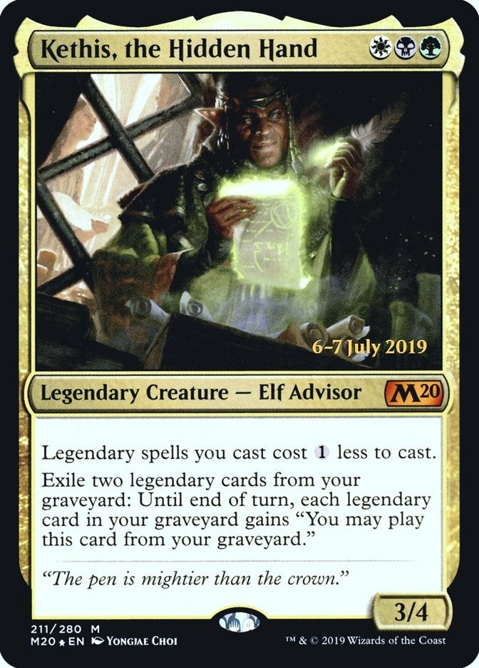 Image for Kethis, the Hidden Hand (Prerelease Cards) (211) - Magic: The Gathering