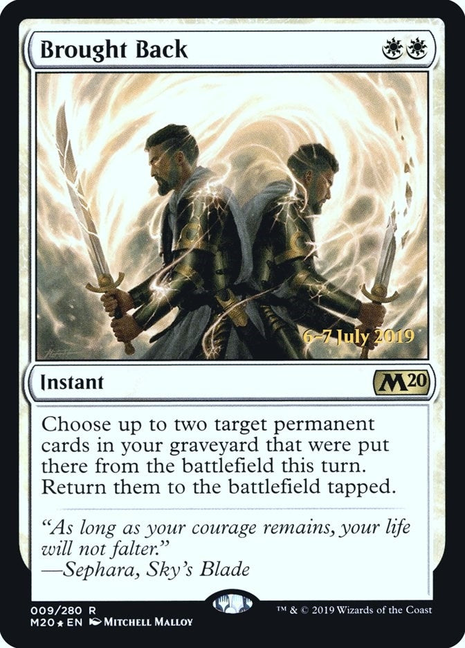 Image for Brought Back (Prerelease Cards) (9) - Magic: The Gathering