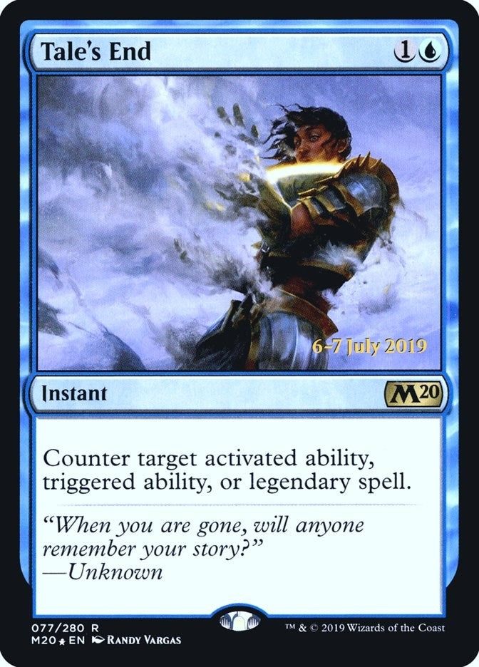 Image for Tale's End (Prerelease Cards) (77) - Magic: The Gathering