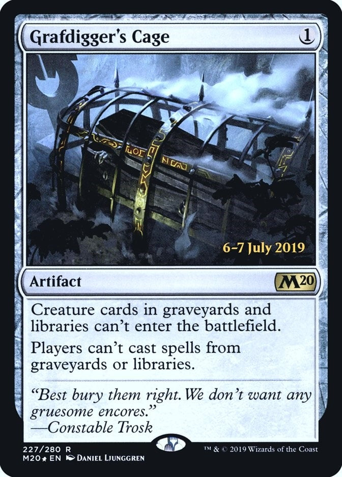 Image for Grafdigger's Cage (Prerelease Cards) (227) - Magic: The Gathering