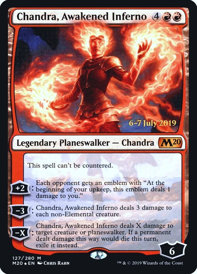 Image for Chandra, Awakened Inferno (Prerelease Cards) (127) - Magic: The Gathering