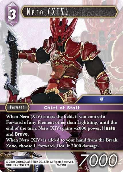 Image for Nero (XIV) (Opus IX) (9-091H) - Final Fantasy TCG