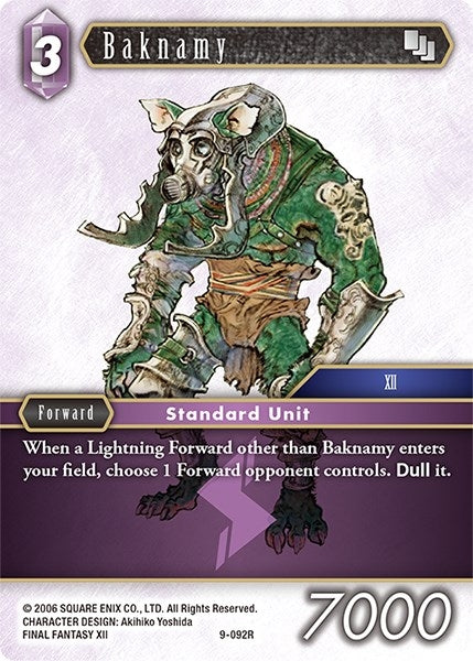 Image for Baknamy (Opus IX) (9-092R) - Final Fantasy TCG