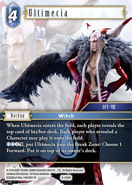 Image for Ultimecia (Opus IX) (9-102H) - Final Fantasy TCG
