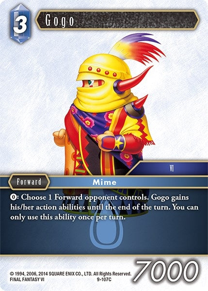 Image for Gogo (Opus IX) (9-107C) - Final Fantasy TCG