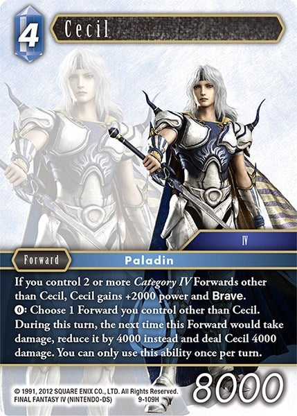 Image for Cecil (Opus IX) (9-109H) - Final Fantasy TCG