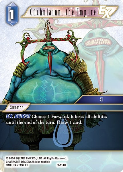 Image for Cuchulainn, the Impure EX (Opus IX) (9-114C) - Final Fantasy TCG